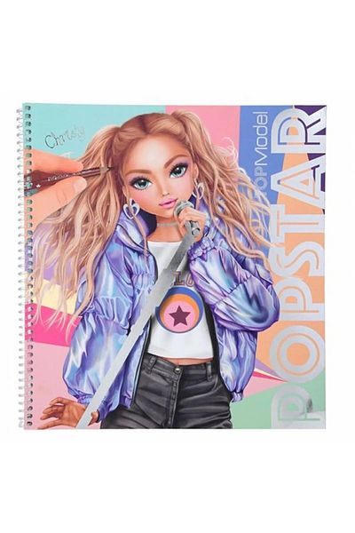 Top Model كتاب ملون من Popstar Topmodel