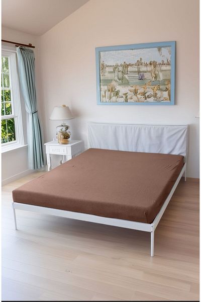 Marlenka Home Tex Чаршаф с фина облегалка от пениран памук, 100% памук