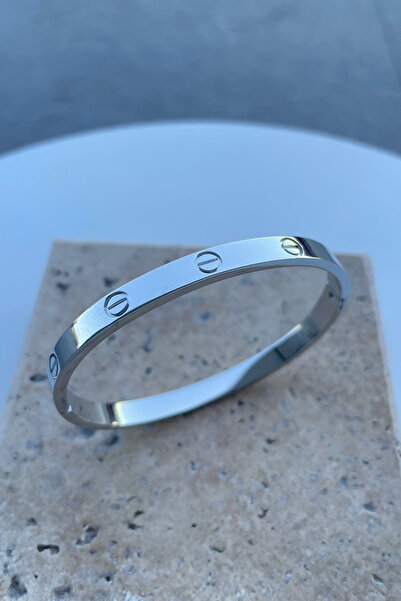 Jaida Moda Women's - 316l Thick Steel Cuff Bracelet Without Stones