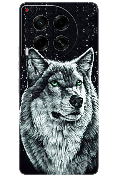 Camon Tecno 30 4g (CL6) Uyumlu Kılıf Desen Baskılı Silikon Kurt Baskılı Stk:4...