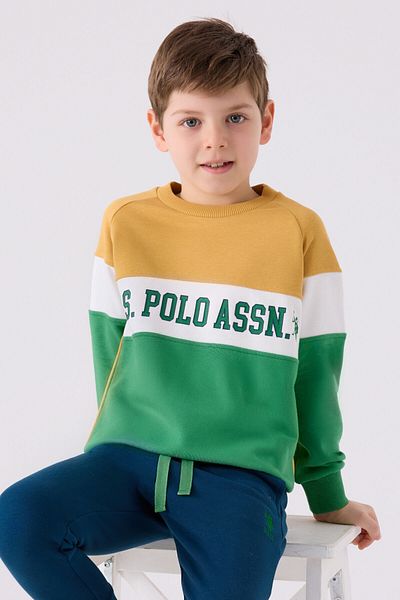 U.S. Polo Assn. Жълт анцуг за момче