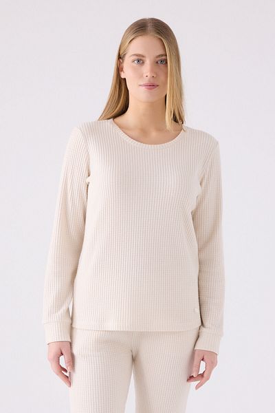 Pierre Cardin Pierre Cardin Σετ Πυτζάμες Γυναικεία - Μακρυμάνικη, Εκρού PC8922