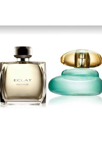 Oriflame Eclat Homme Edt 75 ml Erkek Parfüm + Elvie Edt 50 ml Kadın Parfüm