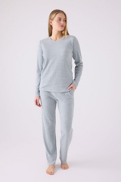 Pierre Cardin Set de pijamale verde cu mânecă lungă pentru femei