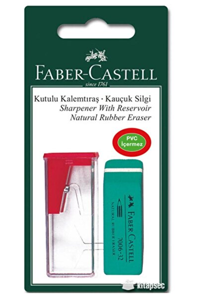 Faber Castell Kutulu Kalemtraş & Kauçuk Silgi