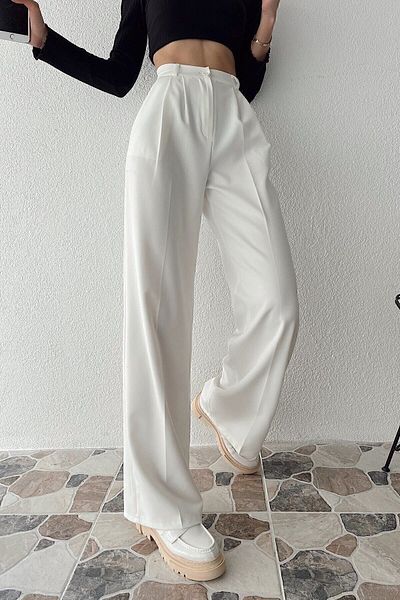 SHEVANE Vane's Wide Leg High Waist Palazzo Pants