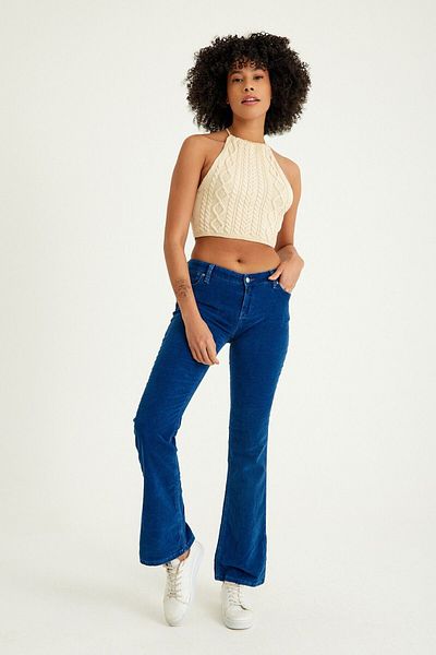 Kutaf Velvet Women's Flare Pants