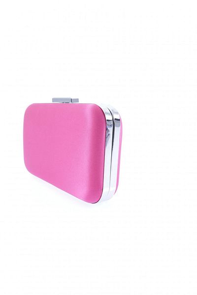 DGN Fuchsia Satin Women's Evening Dress Clutch Bag - 63813152