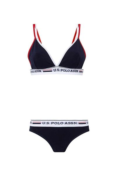U.S. Polo Assn. Costum cu bustieră de damă bleumarin 66254