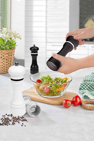 Sunplast Ceramic Salt & Pepper Mill - Set of 2 Medium