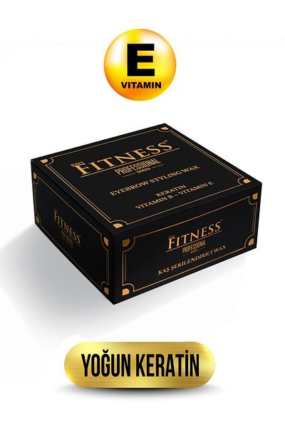 Fitness Professional Keratin and Vitamin E Extract Eyebrow Stabilizer - Styling Wax 50 Ml
