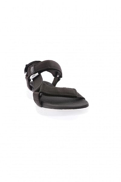 DGN 103-23y Women's Black and White Strappy Velcro Sandals