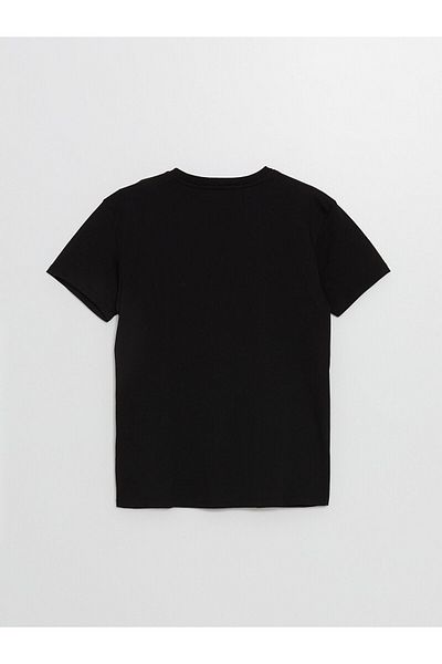 LC Waikiki Γυναικείο T-Shirt LCW - Crew λαιμόκοψη και εμπριμέ σχέδιο