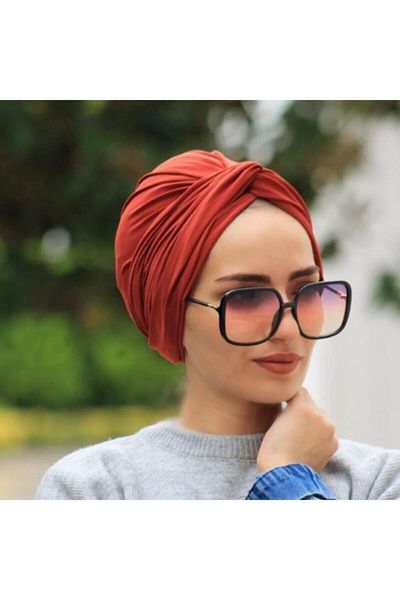tessetür Bone diyarı Black Ready Wrapped Bonnet Model