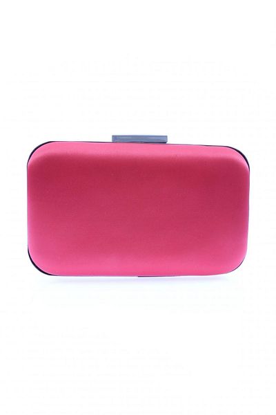DGN Red Satin Evening Dress Clutch Bag - 63813152