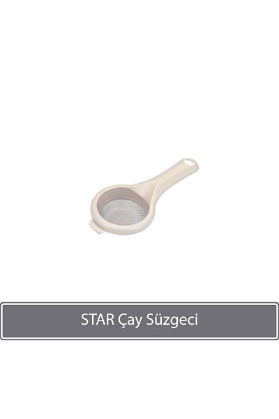 Sunplast Star Tea Strainer - Latte