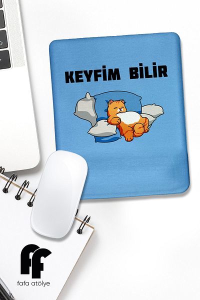 fafaatölye My Enjoyment Knows Mouse Pad - with Wrist Support