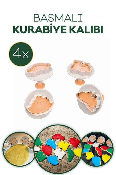 Sunplast Leisure Themed Holiday Cookie Mold Holiday Cookies - 4-Piece Pressed Sugar Dough Cutter