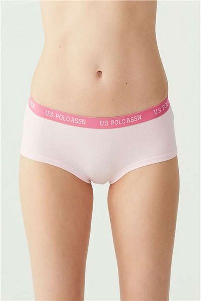 U.S. Polo Assn. US Polo Assn.Pink-Grey-Mint Set pantaloni scurți 3 piese pentru femei