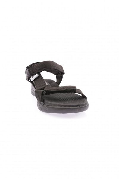DGN Women's Sandals 103-23y - Strappy and Velcro, Charcoal Color