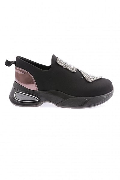 DGN Pantofi de damă Mega Thick Sole cu Motiv de Piatră - Platină 237213116