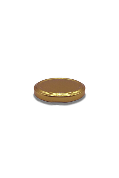 Afracam 38mm Metal Can Lid - Gold 250cc Bottle, 38 Pp Jar Lid, 10 Pieces