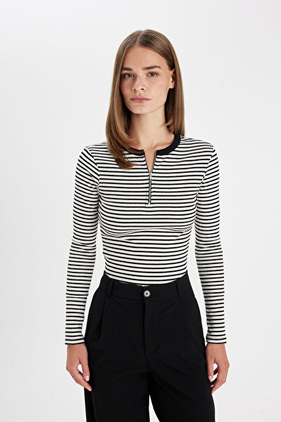 DEFACTO FİT Μπλουζάκι με μακριά μανίκια (24 AU)