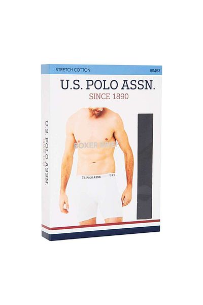 U.S. Polo Assn. ΒΑΣΗ. Polo Assn. 80453 Ανδρικά μαύρα μονόμακρα μπόξερ