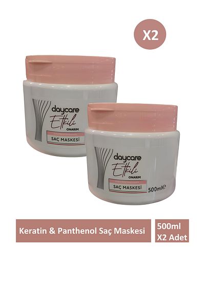 Daycare 500 Ml Repairing Hair Care Cream - Keratin and Panthenol