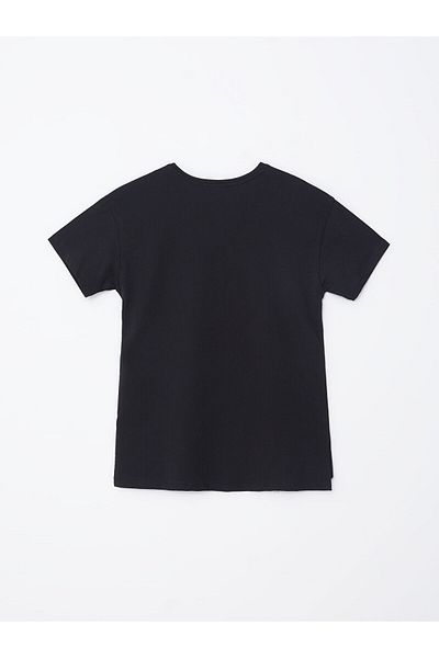 LC Waikiki Tricou pentru femei LCW - Decolteu și design imprimat