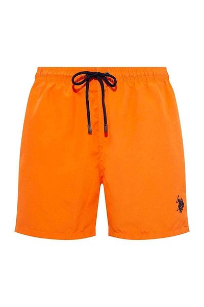 U.S. Polo Assn. Ανδρικό πορτοκαλί μεσαίο σορτς κολύμβησης 21000