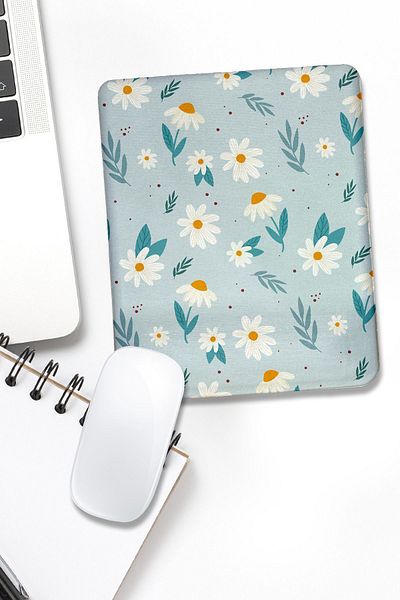 fafaatölye Daisy Mouse Pad with Wrist Support