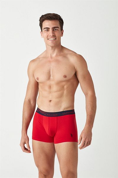 U.S. Polo Assn. Men's Red - Navy Blue 2-Piece Boxers 80375