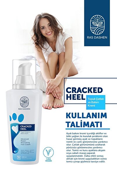 RAS DASHEN Yumuşatıcı Ayak Bakım Kremi Mantar Tırnak Topuk Çatlaklarına Karşı Etkili 100 ml