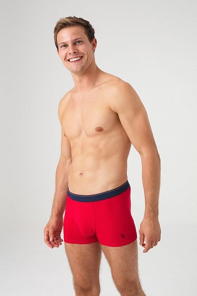 U.S. Polo Assn. Men's Red - Navy Blue 2-Piece Boxers 80361