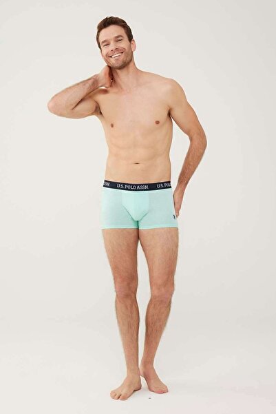 U.S. Polo Assn. Чоловічі темно-сині м'ятні антрацитові меланжеві боксери 3 Lu Boxers 80446