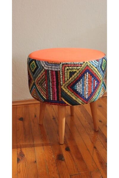 DEKOR MOBİLYACIM dekor mobilyacım Retro Gürgen Ahşap Ayaklı Dekoratif Etnik Ü...