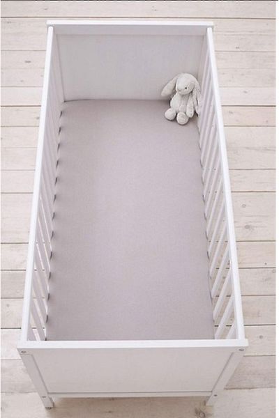 Melike Export 2 Pieces Cotton and Elastic 70x140 Combed Cotton Baby Bedsheet