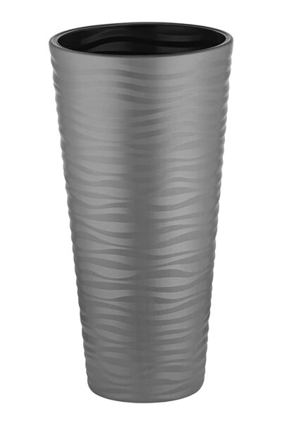 ToXA 51 Litre Dekoratif Antrasit Gri Kumsal Vazo Saksı Çok Amaçlı Şemsiyelik