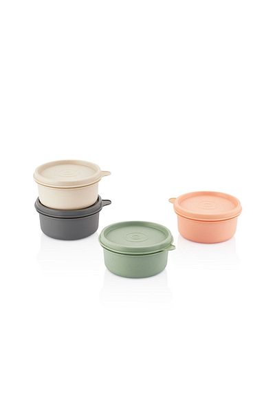Sunplast Lock Me Mini Storage Container Set of 4 with Lid