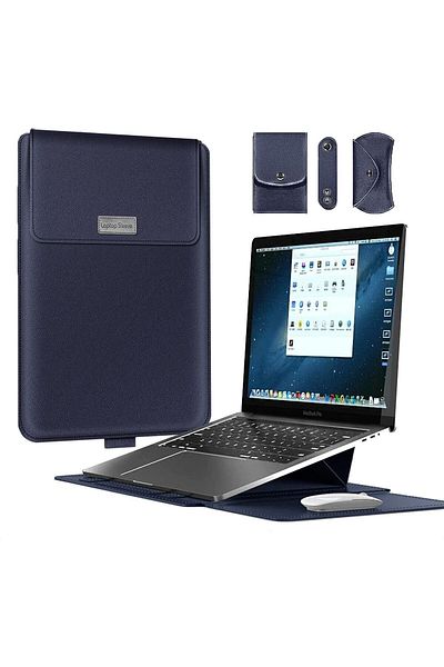 TEKNETSTORE ماك بوك برو 14 بوصة M3/M3 برو/M3 ماكس - حقيبة جلدية بحامل مغناطيسي A2992