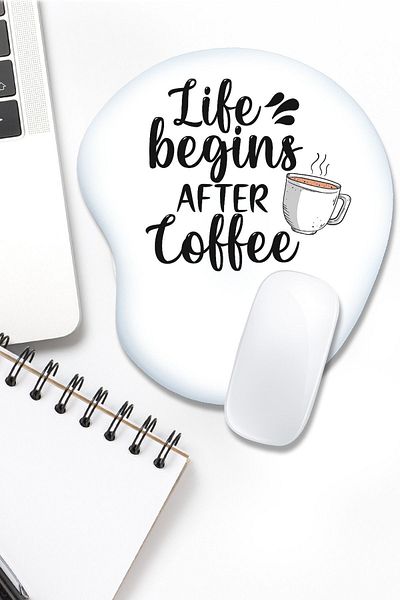 fafaatölye Mouse Pad Printed with Wrist Support