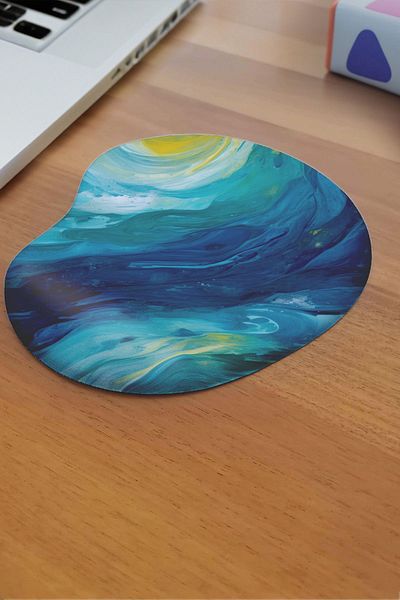 fafaatölye Mouse Pad Printed with Wrist Support
