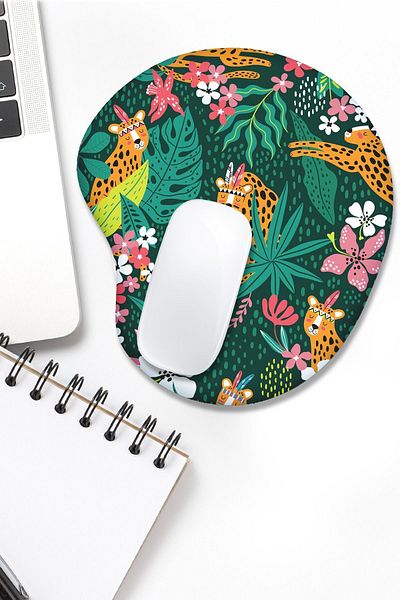 fafaatölye Mouse Pad Printed with Wrist Support