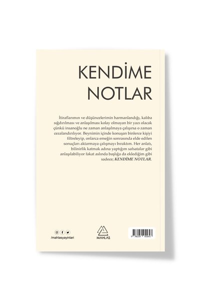 Mahlas Yayınları Ozan Karacı - Kendime Notlar
