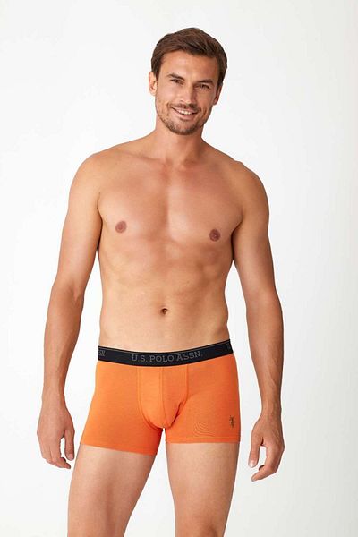 U.S. Polo Assn. Μονό ανδρικό πορτοκαλί μπόξερ 82014