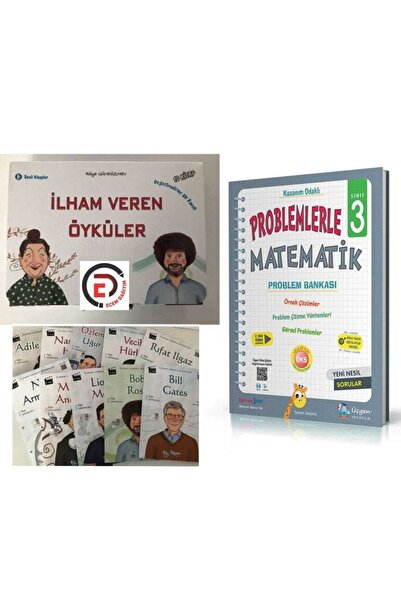 Üçgen Yayıncılık 3.sınıf Ilham Veren Öyküler Hikaye Seti+ Problemlerle Matematik