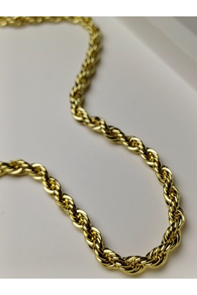 NİLGE AKSESUAR 316L ÇELİK GOLD KALIN BURGU ZİNCİR XUPING