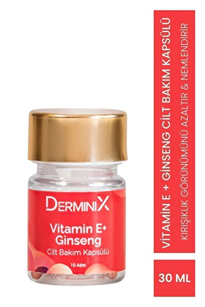 Derminix E Vitamini Ginseng Cilt Bakım Kapsülü