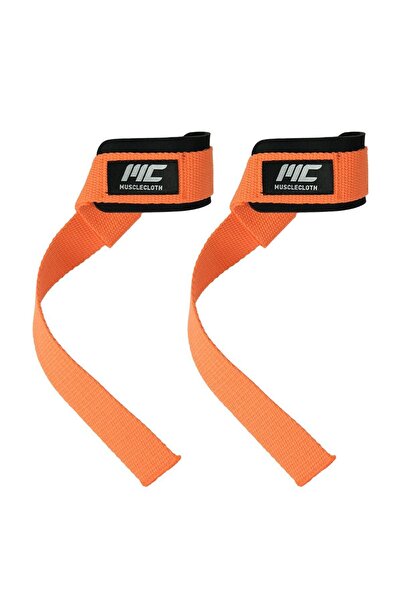 MUSCLECLOTH Padded Lifting Straps Turuncu 2'li Paket